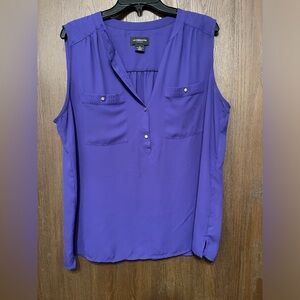 Liz Claiborne Career XL sleeveless shirt